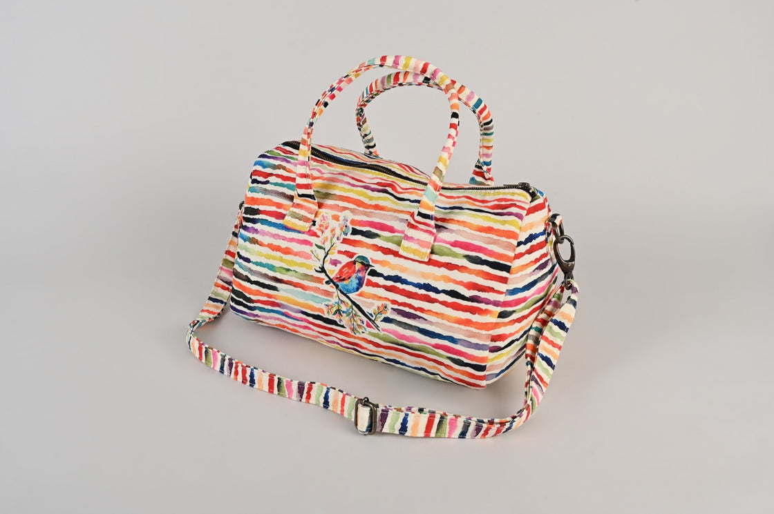 THE COLORFUL SPARROW DUFFLE BAG
