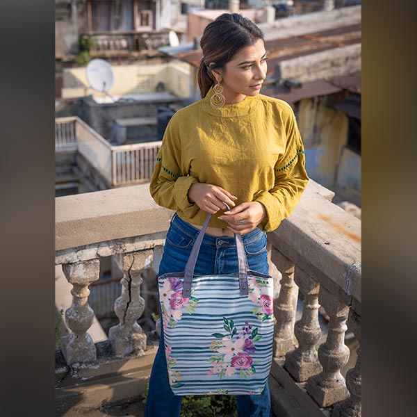 SPRING BLOSSOM TOTE BAG