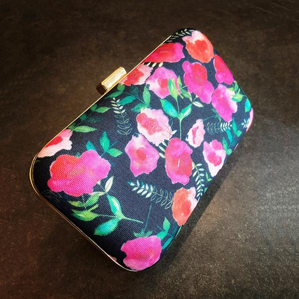 FUCHSIA BLUSH CLUTCH